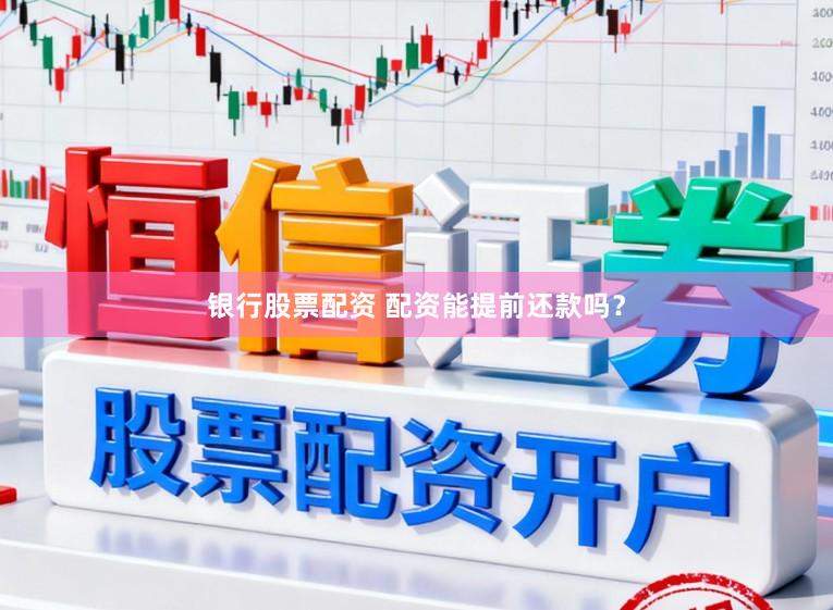 银行股票配资 配资能提前还款吗?